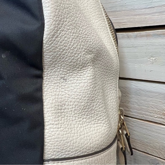 Coach White Pebble Leather Mini Charlie Backpack F30550 Small Bag Mini main image 13